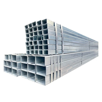 Tube carré en acier au carbone ASTM A500 Grade C, galvanisé, pour les structures de construction, le renforcement du béton, les sols et les murs