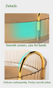 Organizzatore girevole Multi-funzionale di lusso <span class=keywords><strong>cassettone</strong></span> scatola di immagazzinaggio per salotti compatti - Product Image 3
