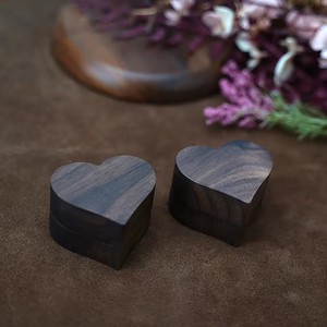 Caja de Joyería de Madera Vintage en Forma de Corazón, Organizador de Joyas Magnético con Cajón, Regalo de Boda o Compromiso, Estuche para Guardar Anillos - Product Image 5