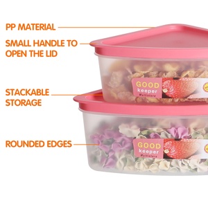 Bộ Hộp Đựng Thực Phẩm Hình Tam Giác Cho Tủ Góc Hộp Sắp Xếp Tủ Lạnh Rau Và Trái Cây Hộp Nhựa Không Chứa BPA - Product Image 5