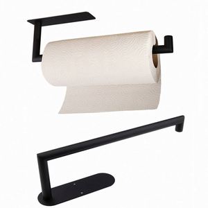Modern Wall Mount 304 Stainless Steel Kitchen Bathroom Hotel Towel Roll Tissue Toilet Paper Holder - Product Image 2