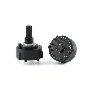 RS26 Band saklar putar gigi 1 2 3 4 posisi tiang 12/6/4/3 saklar dapat disesuaikan papan Plug-in PCB dapat dipilih - Product Image 5