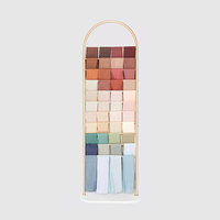 Hijabhouse Gold Hot Sale Hijab Stand Home Use Scarf Hanger 11 Layers Fabric Display Rack for Shawl Hijab Stand