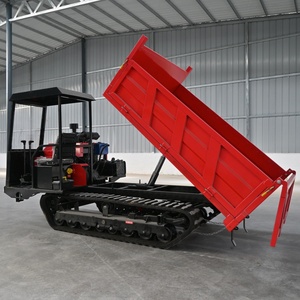 4T Load Track Transporter Diesel Hydraulic <strong>Mini</strong> Tipper Crawler <strong>Mini</strong> <strong>Dumper</strong> Truck For Sale Crawler Carrier - Product Image 3