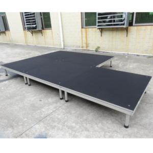 Escenario Portátil para Festivales al Aire Libre de 4 pies x 8 pies, Fácil de Montar, Superficie Antideslizante, Nuevo Diseño, Escenario Modular de Aluminio - Product Image 5