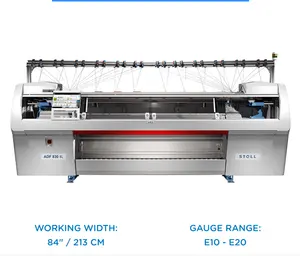 STOLL COMPUTERIZED FLAT KNITTING MACHINE ADF 830-24 Ki W knit and wear