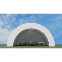 Hangars d'avion de tente d'avion durables gonflables publicitaires supportés par air bâtiment gonflable d'abri portatif et durable