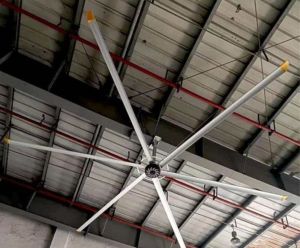 Advanced PMSM Gearless Industrial Fan Quiet High Volume Low Speed HVLS <b>Ceiling</b> for Commercial and Use HVLS Fan (High Volume Low - Product Image 6