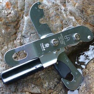 Descensor de Escalada TUPA para Cuerdas de 9-12mm con Autobloqueo, Protección Contra Caídas para Rappel y Limpieza de Paredes - Product Image 2