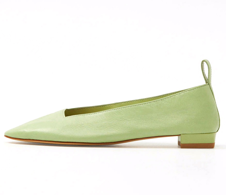 Simple Green Toe - Stylish Women's Shoes for Spring/Summer