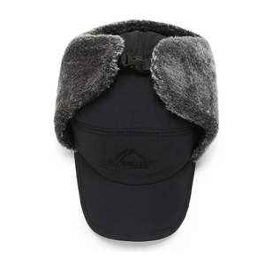 FF556 Coupe-Vent Ski Chasse Casquette Russe Ushanka Eskimo Bomber Oreille Rabat Trooper Chapeau Chaud Hiver <span class=keywords><strong>Trappeur</strong></span> Chapeau pour Hommes - Product Image 4