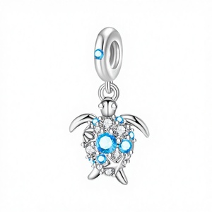 Colgante Geométrico de Tortuga Azul Oceánico, Creativo y Lindo, para Vacaciones de Verano en la Playa, Accesorios de Moda Exquisitos - Product Image 3