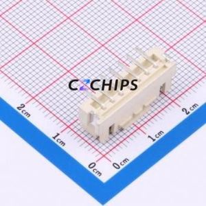 HCZZ0040-7 Wire-to-Board Pin Header SMD,P=2.5mm Connector 1x7P 2.5mm Vertical Mount XHB - Product Image 2