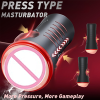 OEM Body-Safe Silicone Manual Pocket Pussies Easy to Clean Male Masturbation Cup Stroker Male Masturbator Sex Toys for Men