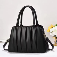 Tas Tangan Desainer Kulit PU Lembut Vintage Fashion Baru untuk Wanita Tas Bahu Berkualitas Tas Tangan Mewah Wanita Kapasitas Besar