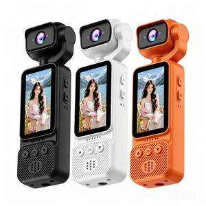 Nouvelle <span class=keywords><strong>mini</strong></span> caméra portable 1080P 12MP avec grand angle de vue 270°, enregistrement en boucle, commande vocale, Type-C, pour étudiants, débutants, création de contenu - Product Image 3