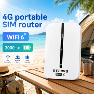 Nouveau routeur portable 4G LTE 2100mAh Type-C 2.4G <span class=keywords><strong>Wifi</strong></span> MINI Poche Hotspot sans fil mobile 150Mbps Modems routeurs avec emplacement pour carte <span class=keywords><strong>SIM</strong></span> - Product Image 1