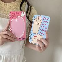 Étui pour téléphone portable à rabat avec motif personnalisable et mignon, adapté à l'iPhone 16 15 14 13 Pro max