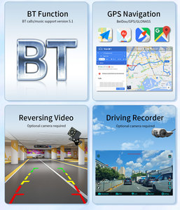 BQCC Radio de Auto con Pantalla Táctil de 7 Pulgadas, Octa Core, Android 13, Mirrorlink, Reproductor Multimedia para Fiat Fiorino 2008-2011, Carplay Inalámbrico, WIFI, GPS, RDS, FM - Product Image 4