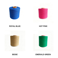 Fil de coton recyclé en mélange à filature ouverte, vente en gros d'usine, fil régénéré OE pour le tricotage de gants et de chaussettes, textile du Vietnam