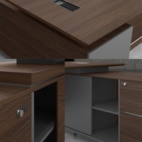 Ensemble de bureau et de chaise de haute qualité pour le travail au bureau, idéal pour le partage à domicile, le directeur général, le bureau, le luxe