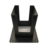 Support de poteau de pergola 4x4 en acier thermolaqué de haute qualité pour la construction de gazebos en bois et de patios extérieurs