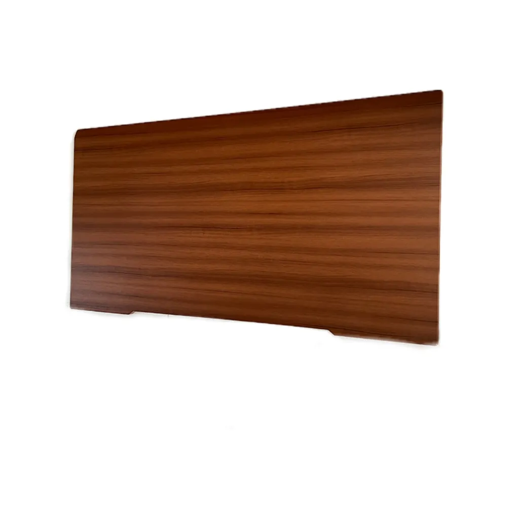 Mesa de madera de nogal laminada, resina redonda, cuadrada, el más vendido