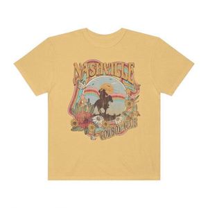 Tennessee Nashville Country Music 100% Cotton T-<b>Shirt</b> Loose Women Men New Design Pattern Custom Print <b>Shirts</b> - Product Image 3