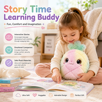 Jouets en peluche IA, Peluche GPT aux yeux émotionnels avec fonctions tactile et répétitive, Fait évoluer l'émpathie et les compétences d'auto-régulation, OEM/ODM
