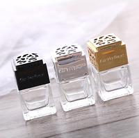 Vide carré voiture désodorisant évent Clip Auto parfum diffuseur bouteille aromathérapie parfum voiture verre huile essentielle bouteille