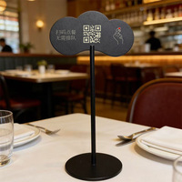 Mesa de Asiento Moderna Personalizada con Impresión de Nube Metálica No. Soporte para Letreros de Mesa, Letreros con Nombres para Restaurantes, Hoteles, Bodas, Cumpleaños y Eventos