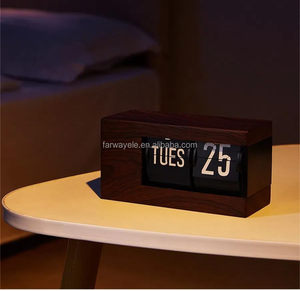 Lịch lật Đồng hồ thông minh lịch vạn niên lật đồng hồ Nhật bản <span class=keywords><strong>Retro</strong></span> lật Đồng hồ cơ đơn giản - Product Image 3