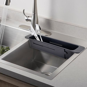 Cesta de Plástico Ajustable para Fregadero - Escurridor Expandible de ABS para Cocina y Baño - Product Image 6