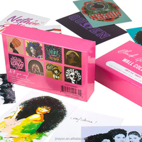 Kits de collage d'images murales artistiques pour la décoration de la maison, avec impressions de logos personnalisés, pour la décoration esthétique des adolescentes, et cartes flash d'art papier