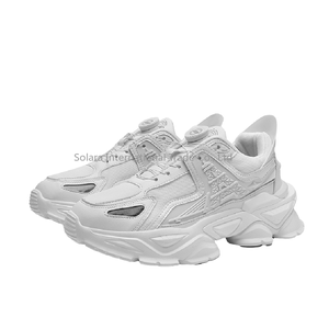 Zapatillas Deportivas Casuales Personalizables con Cordones y Logotipo, Diseño de Perilla Giratoria, Reflectantes, Transformables, para Hombre y Mujer, para Correr, Otoño e Invierno - Product Image 4