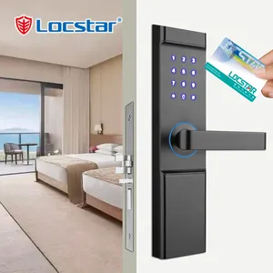 Алюминиевый дверной замок с Wi-Fi и паролем, Интеллектуальная Электрическая ручка, Цифровые дверные смарт-замки для отеля