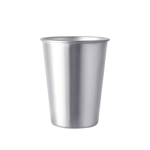 Wholesale Manufacturer Custom Logo Classic Design Food-Grade Stackable Camping Outdoor Eco-Friendly 350ml Stainless Steel Cups