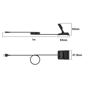 <span class=keywords><strong>Chargeur</strong></span> USB portable pour <span class=keywords><strong>Fitbit</strong></span> Versa 3/<span class=keywords><strong>Fitbit</strong></span> Sense, station de charge, câble de remplacement pour <span class=keywords><strong>bracelet</strong></span> intelligent - Product Image 2