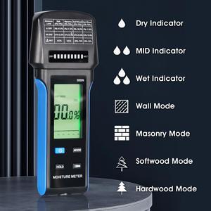 Humidimètre multifonctionnel Hp-5000n - Comprend des indicateurs LED, séchage et <span class=keywords><strong>humidité</strong></span>, fonction lampe torche - Product Image 4