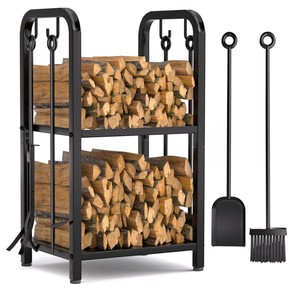 Pinza per Legna a Tre Punte in Ferro, Stile Transizionale Ispirato al Bauhaus, di Qualità Professionale per Interior Designer, Robusta con Schermo da 32 Pollici - Product Image 1