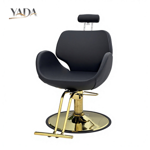 Chaise de Barbier Professionnelle Noire à Prix d'Usine pour Salon de <span class=keywords><strong>Coiffure</strong></span> et Esthétique - Achetez l'Équipement de Salon de Beauté - Product Image 1