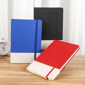 Custom A5 PU Leather Planner Notebook Business <b>Office</b> <b>Printed</b> Style Diary for Student Meeting Record Sewing Binding Book Custom - Product Image 4
