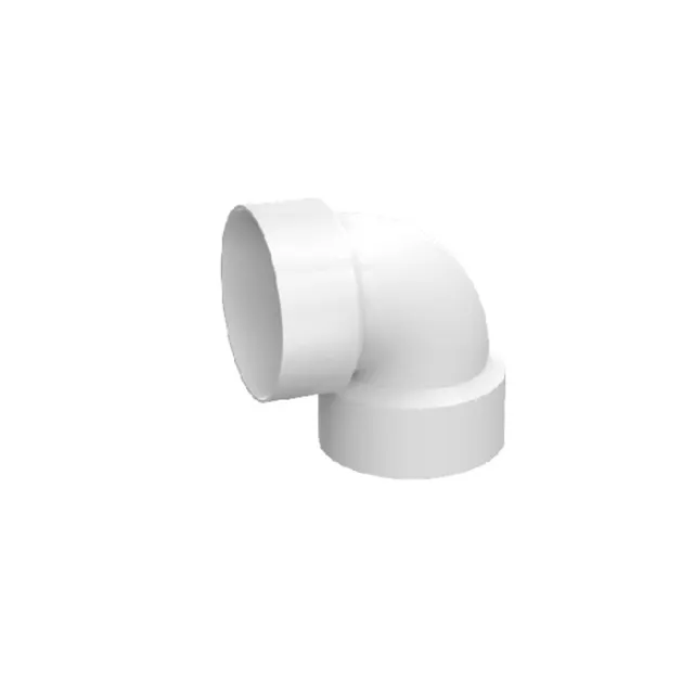 PVC 배수 파이프 피팅 90 팔꿈치 흰색 미국 표준 ASTM D2665