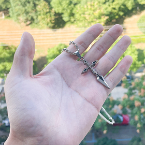 Anime ngoại vi không <span class=keywords><strong>Saber</strong></span> Chéo Mặt Dây Chuyền Số phận ở lại đêm Vòng cổ cho người hâm mộ cosplay đồ trang sức - Product Image 2