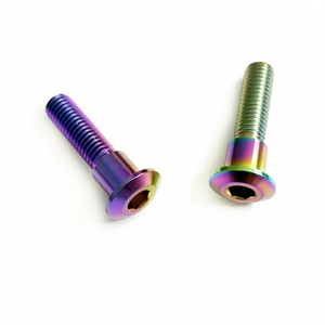 GR5 Boulons en titane M6 M8 M10 Boulons de rotor de frein à disque de moto haute résistance à six pans creux Accessoires Vis - Product Image 4