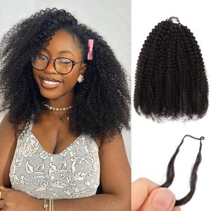 Extensions de cheveux humains au crochet à nœuds invisibles <span class=keywords><strong>Miracle</strong></span> Knots Feather, bouclées birmanes, pré-bouclées pour tresses - Product Image 2