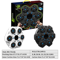 2024 Smart Boxing Machine Home Fitness Trainer avec musique pour enfants adultes âgés de 5 à 7 ans nouvelle cible de réaction murale en plastique