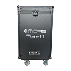 Estuche de vuelo en vivo <span class=keywords><strong>Midas</strong></span> M32R personalizado versión Normal Todo negro con <span class=keywords><strong>ruedas</strong></span> sistema Pa equipo de escenario mezclador Digital estuche de vuelo - Product Image 6