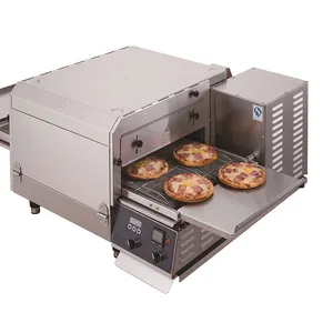 Diskon Oven Pizza Konveyor Gas Otomatis Oven Piza Konveyor Komersial Oven Konveyor Elektrik