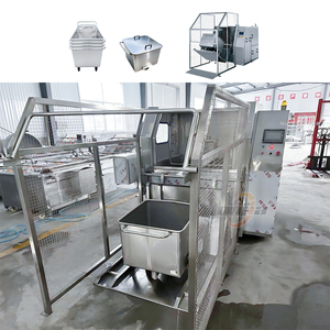 Lavadora de jaulas de pollo SUS 304, máquina automática de limpieza de jaulas, lavadora de cajas tipo túnel, máquina de lavado de carros de carne - Product Image 4